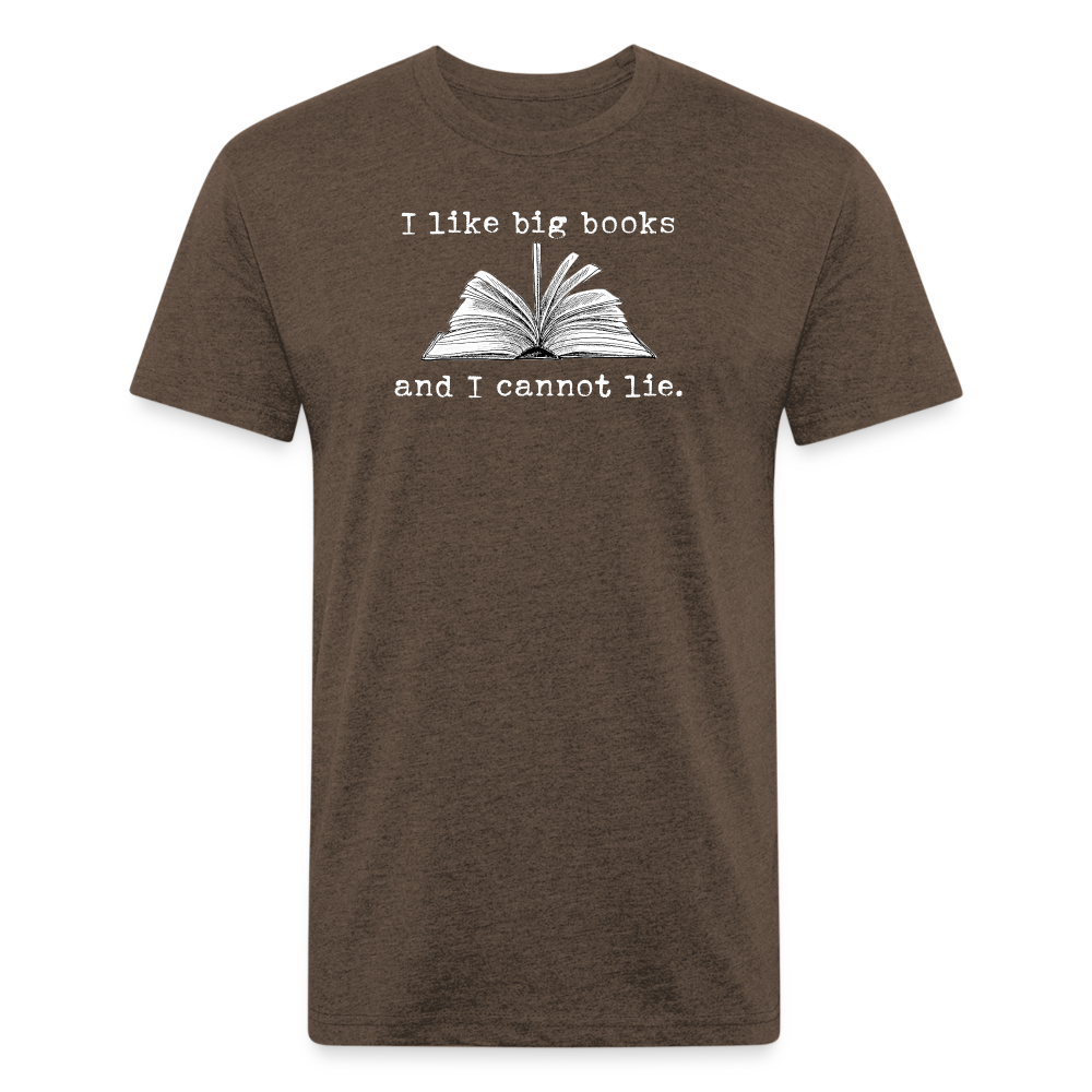 I like big books and I cannot lie T-Shirt - heather espresso