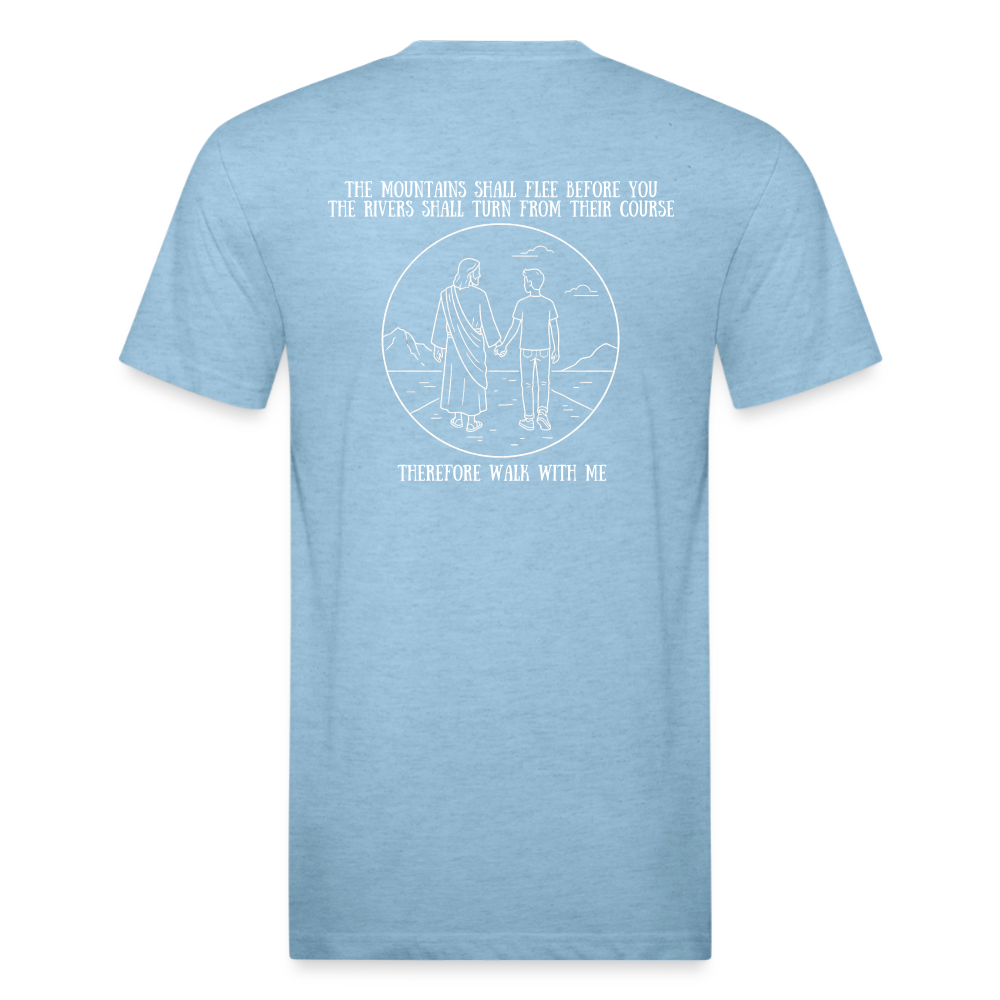 Adult Boy Walk With Me - heather blue
