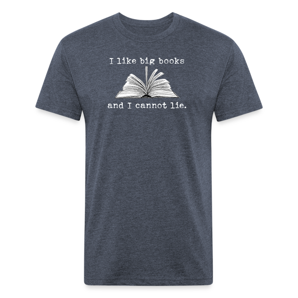 I like big books and I cannot lie T-Shirt - heather navy