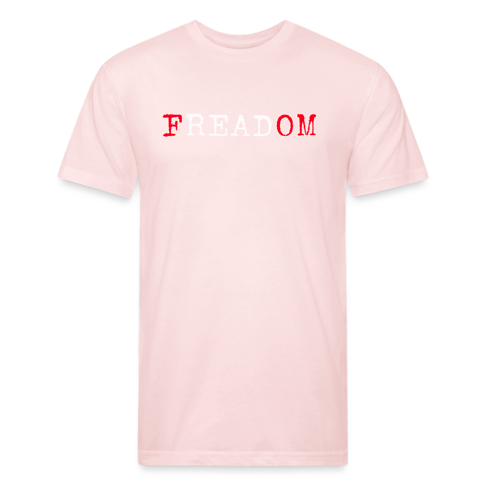 FREADOM. Fitted Cotton/Poly Unisex T-Shirt by Next Level - blush pink