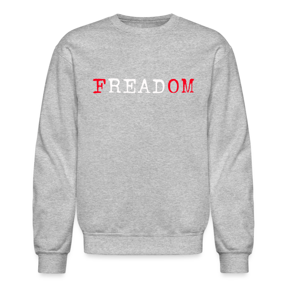 FREADOM. Unisex Crewneck Sweatshirt - One Man Book Club: The Shop