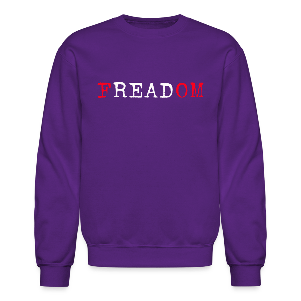 FREADOM. Unisex Crewneck Sweatshirt - One Man Book Club: The Shop