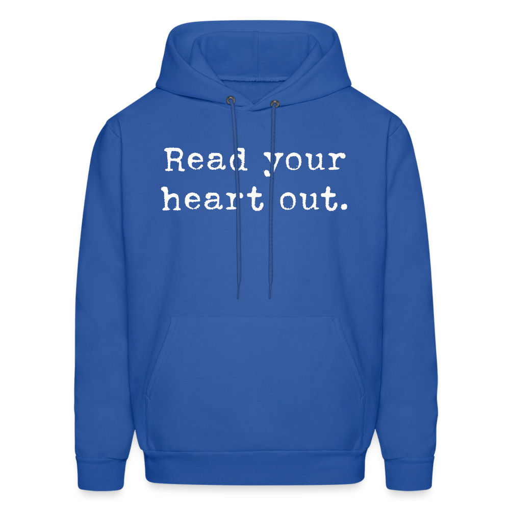 Read your heart out. Unisex Hoodie - One Man Book Club: The Shop