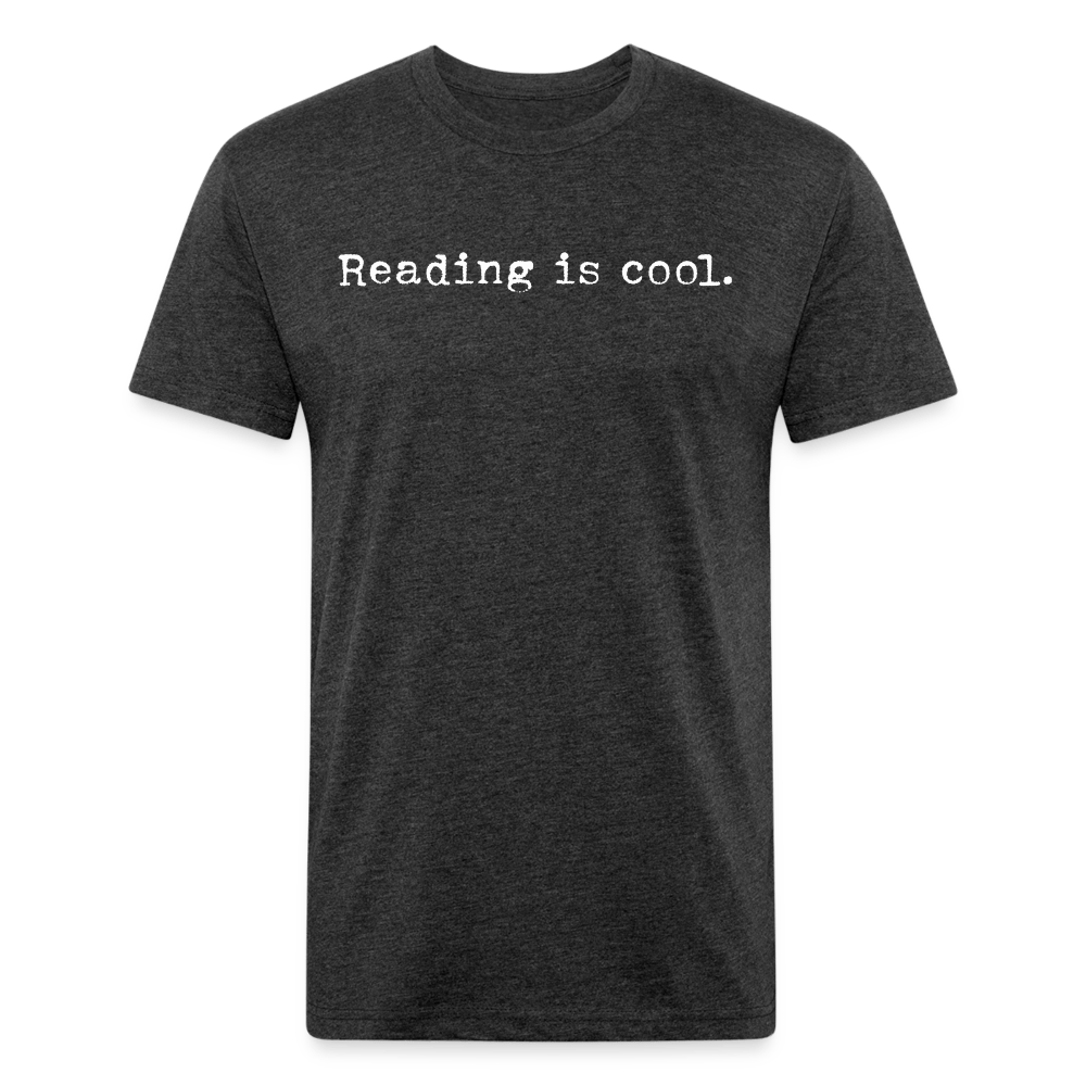 Reading is cool. Fitted Cotton/Poly Unisex T-Shirt by Next Level - One Man Book Club: The Shop
