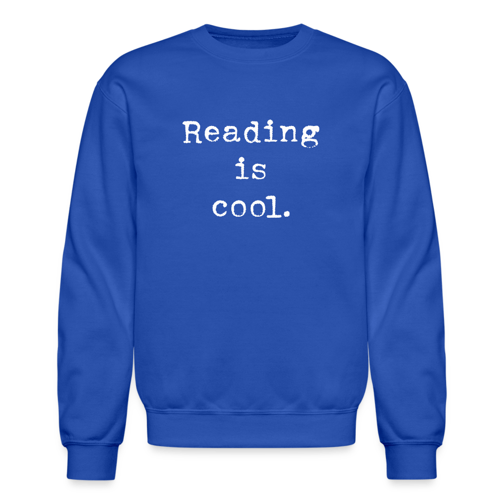 Reading is cool. Unisex Crewneck Sweatshirt - One Man Book Club: The Shop