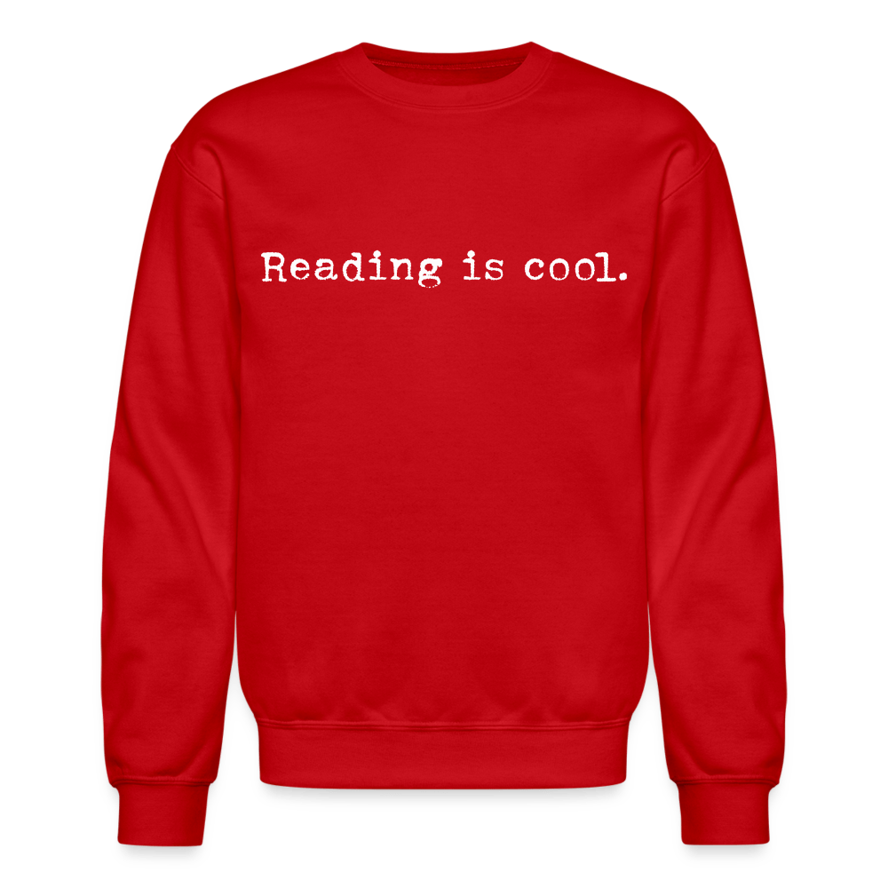 Reading is cool. Unisex Crewneck Sweatshirt. - One Man Book Club: The Shop