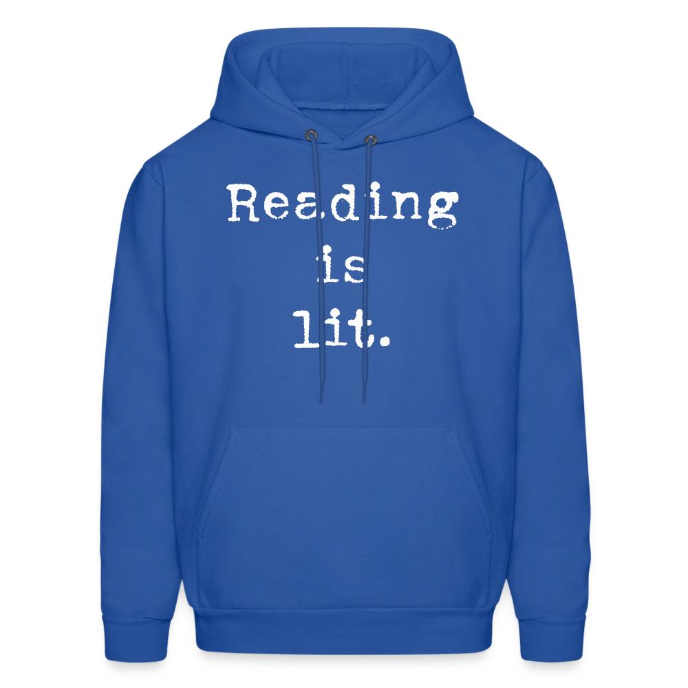 Reading is lit. Unisex Hoodie - One Man Book Club: The Shop
