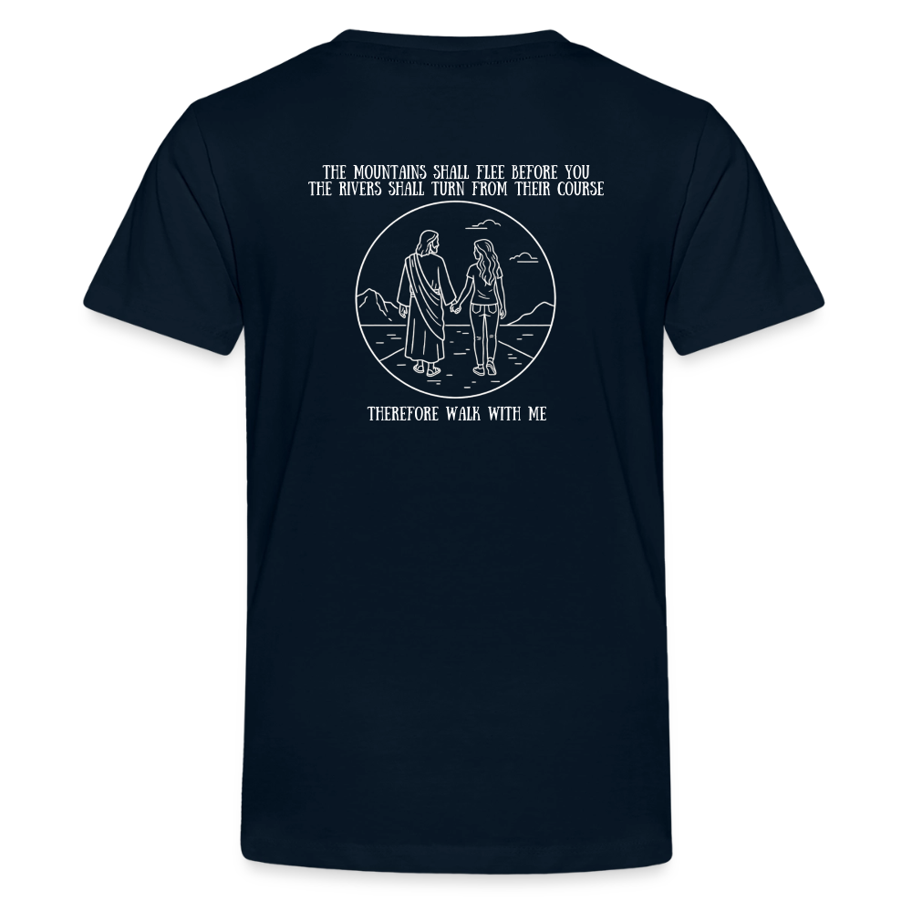 Youth Girls Walk With Me - deep navy