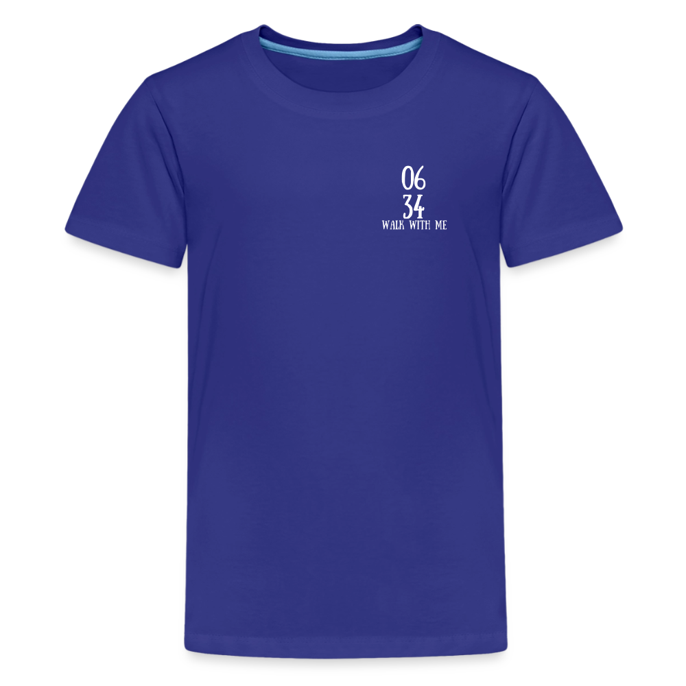 Youth Boys Walk With Me - royal blue