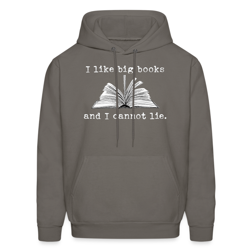 I like big books and I cannot lie Hoodie - asphalt gray