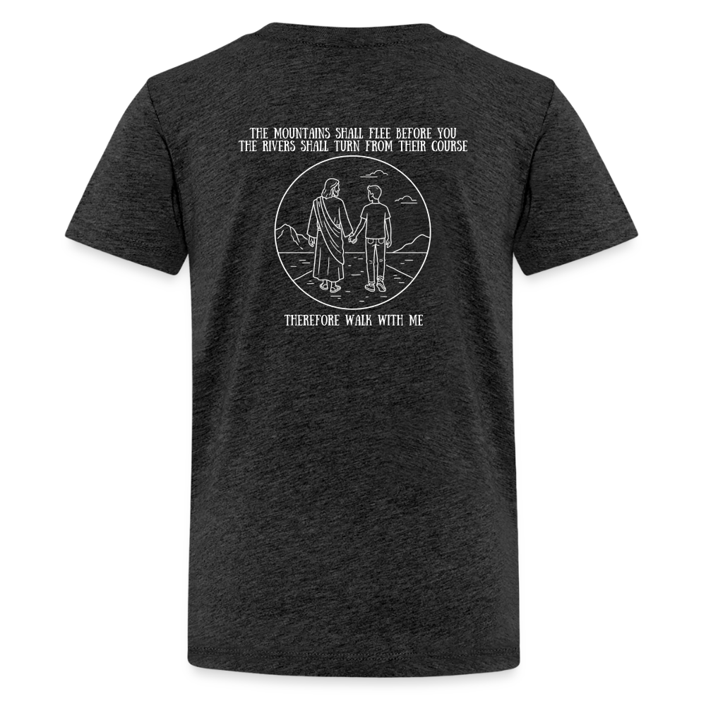 Youth Boys Walk With Me - charcoal grey