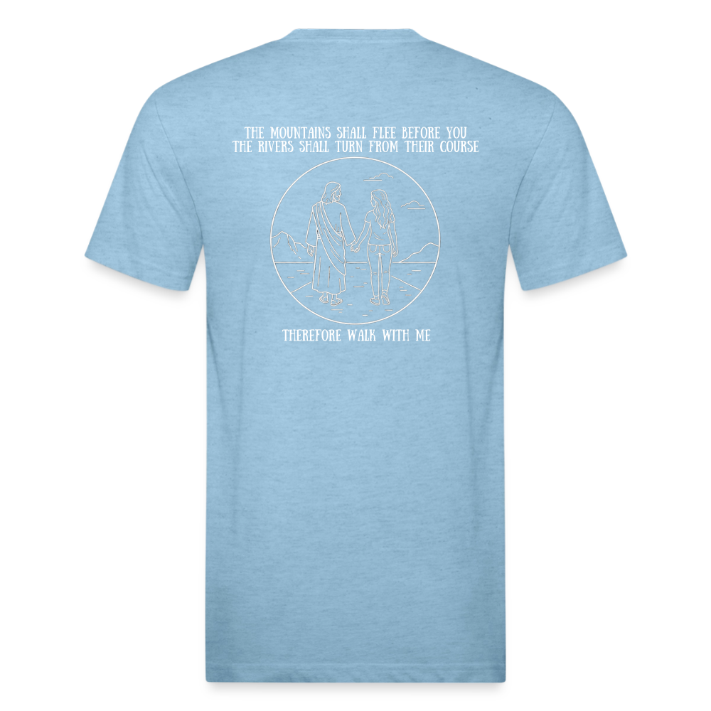 Adult Girl Walk With Me - heather blue