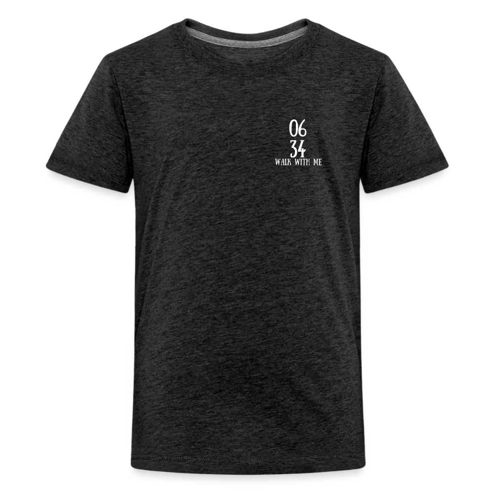 Youth Girls Walk With Me - charcoal grey